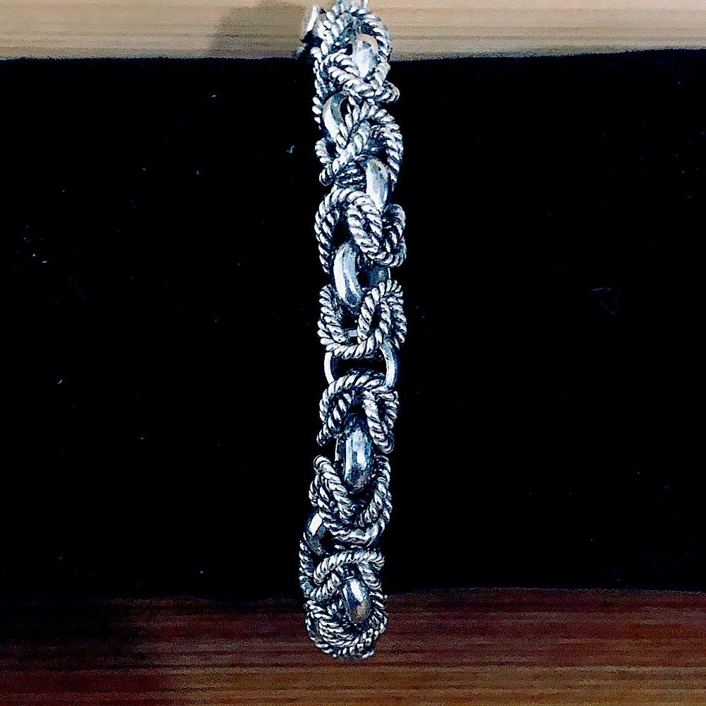 $308  Signed Hallmarked Vintage Estate Bracelet   Sterling   TM-276 925 MEXICO